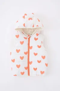 DEFACTO Baby Girls Water Repellent Hooded Inflatable Vest