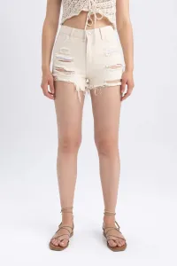 DEFACTO Normal Waist Cut Ended Trousers Short