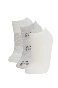 DEFACTO Patterned 3 Pack Booties Socks #6436172