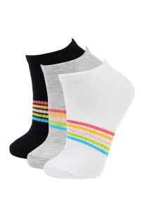 DEFACTO Patterned 3 Pack Booties Socks #6440965