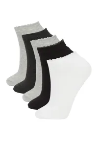 DEFACTO Women 5 Pack Cotton Booties Socks #6433655