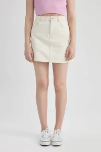 DEFACTO Cargo Fit Jean Mini Skirt #9050932