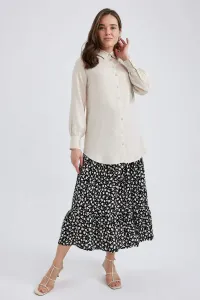 DEFACTO Floral Viscose Maxi Skirt #6363403