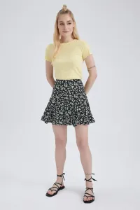 DEFACTO vzorovaná mini sukňa