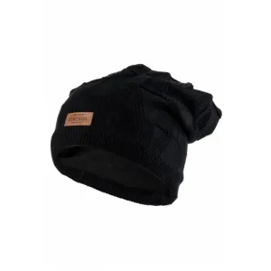 Čierna módna čiapka na zimu pre dámy #4054870