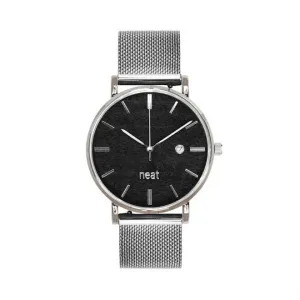Dámske módne hodinky s kovovým remienkom v strieborno-čiernej farbe #4052077