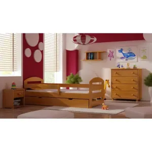 Drevená jednolôžková posteľ pre deti - 190x80 cm #4057781