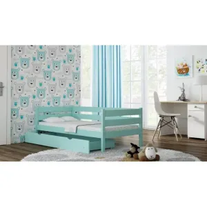 Drevená jednolôžková posteľ pre deti - 190x80 cm #4057808