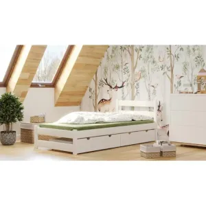 Drevená jednolôžková posteľ pre deti - 190x80 cm #4057899
