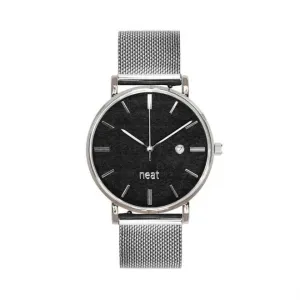 Dámske módne hodinky s kovovým remienkom v strieborno-čiernej farbe #4077341