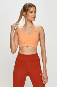 Športová podprsenka Deha oranžová farba, jednofarebná