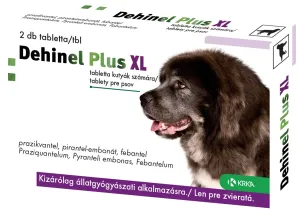 DEHINEL PLUS XL tablety na odčervenie pre psov 2tbl