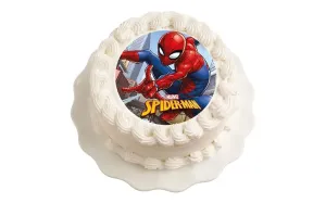 Jedlý papier Spiderman v akcii 20 cm - Dekora
