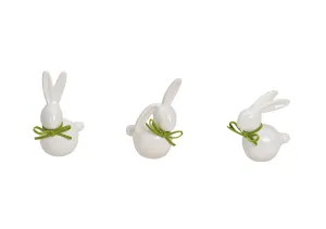 Biely porcelánový zajačik CERAMIC BAXTER - rôzne varianty