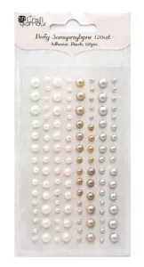 Dekoračné perličky Mocca Cream - 120 ks