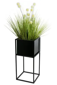 Kvetinový stojan Willa 50 cm čierny