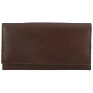 Dámska kožená peňaženka hnedá - Delami Grentta