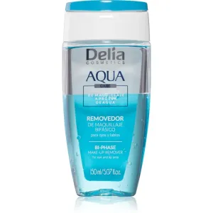 Delia Cosmetics Aqua dvojfázový odličovač na očné okolie a pery 150 ml