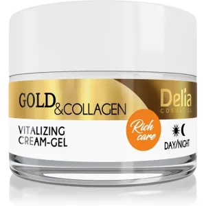 Delia Cosmetics Gold & Collagen Rich Care vitalizujúci pleťový krém 50 ml #885725