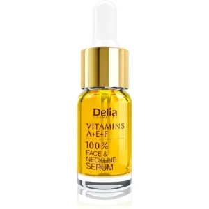 Delia Cosmetics Professional Face Care Vitamins A+E+F protivráskové sérum na tvár a dekolt 10 ml #873552