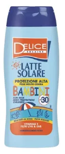 Delice Solaire Bambini Latte Solare mlieko na opaľovanie pre deti OF30 UVA&UVB 250 ml