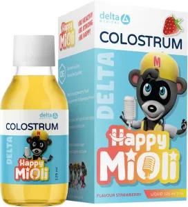 DELTA MEDICAL Colostrum Happy MiOli liquid jahoda 125 ml