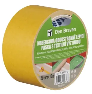 DEN BRAVEN - Kobercová lepiaca páska s textilnou výstuhou 50mmx10
