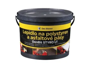 DENBIT DISPER STYRO LT - Lepidlo na polystyrén a asfaltové pásy cierna 10 kg