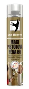DEN BRAVEN - MAXI pištoľová pena 66 žltá 825 ml