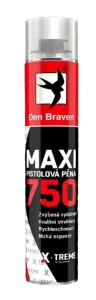 DEN BRAVEN - Pištoľová pena MAXI 750 žltá 750 ml