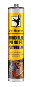 DEN BRAVEN Bond Flex PU 40 FC - polyuretánové lepidlo na budovy 310 ml transparetná
