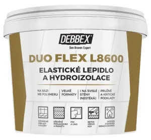 Den Braven Elastické lepidlo a hydroizolácia DUO FLEX L8600 15 kg Debbex
