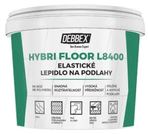 HYBRI FLOOR L8400 - Elastické lepidlo na podlahy 5 kg svetlo hnedá