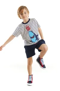 Denokids Dude Shark Boy T-shirt Shorts Set
