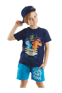 Denokids Shark Surf Boy's T-shirt Shorts Set