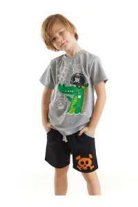 Denokids Pirate Crocodile Boy's T-shirt Shorts Set