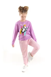 Denokids Rainbow Panda Girl's T-Shirt and Trousers Set #4464842