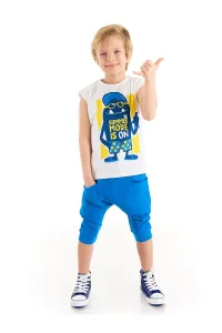 Denokids Summer Mode Boy's T-shirt Capri Shorts Set
