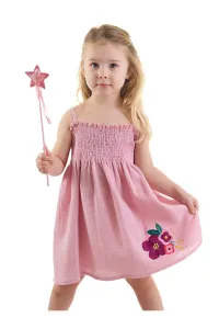 Denokids Pink Pink Baby Girl Floral Muslin Dress #9193008