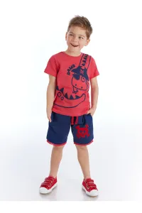 Denokids Pirate Dino Boy's T-shirt Shorts Set