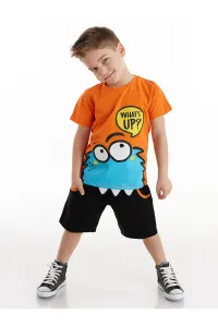 Denokids Whatsup Monster Boy T-shirt Shorts Set