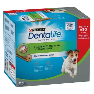 PURINA Dentalife Snacky pre starostlivosť o zuby pre malých psov (7-12 kg) - 30 tyčiniek (10 x 49 g)