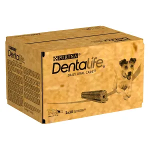 PURINA Dentalife snacky, 2 balenia - 25% zľava - Dentalife pre malých psov (2 x 60 kusov)