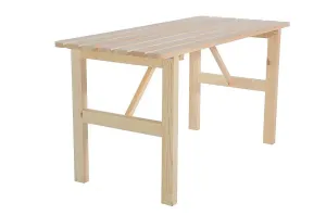 DEOKORK Masívny drevený záhradný stôl z borovice drevo 22 mm #8135821