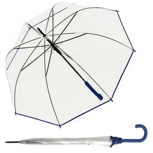 Dámsky tyčový dáždnik Hit Long Automatic Transparent #6454075