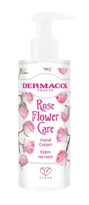 Dermacol Krém na ruky s pumpičkou Růže Flower Care (Hand Cream) 150 ml