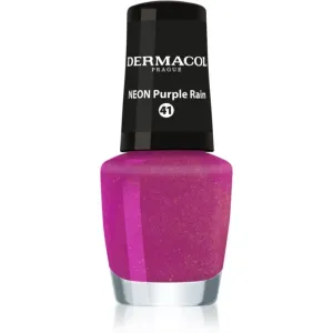 Dermacol Neon neónový lak na nechty odtieň 41 Purple Rain 5 ml