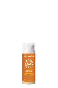 Dermacol Sun Tinted Water Resistant Fluid SPF50 50 ml opaľovací prípravok na tvár unisex na veľmi suchú pleť