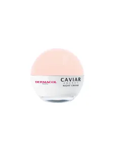 Dermacol Caviar Energy 50 ml nočný pleťový krém pre ženy na veľmi suchú pleť; proti vráskam; na rozjasnenie pleti; spevnenie a lifting pleti