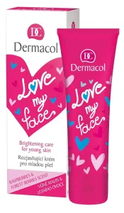 Dermacol Regeneračný a rozjasňujúci krém pre mladú pleť s vôňou malín a lesného ovocia Love My Face (Brightening Cream) 50 ml